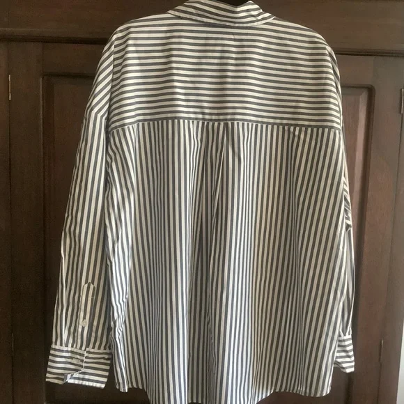 Abercrombie & Fitch Oversized Poplin Button-up Shirt XL - Picture 3 of 5
